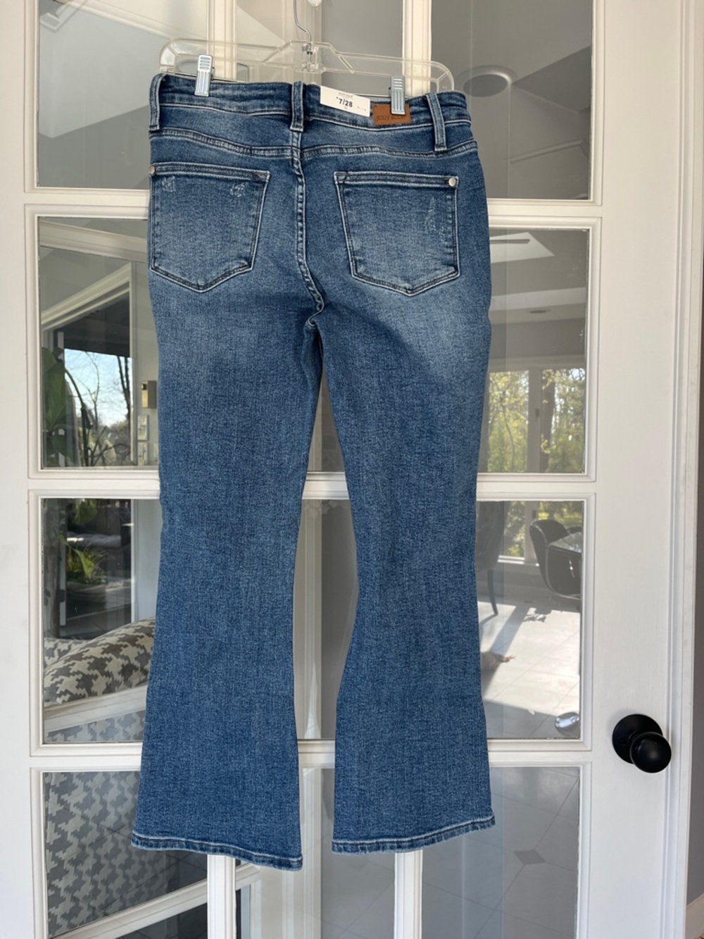 Judy Blue Cropped Bootcut Mid-rise Jeans - Sz 7/28 - New with Tags - Picture 4 of 4